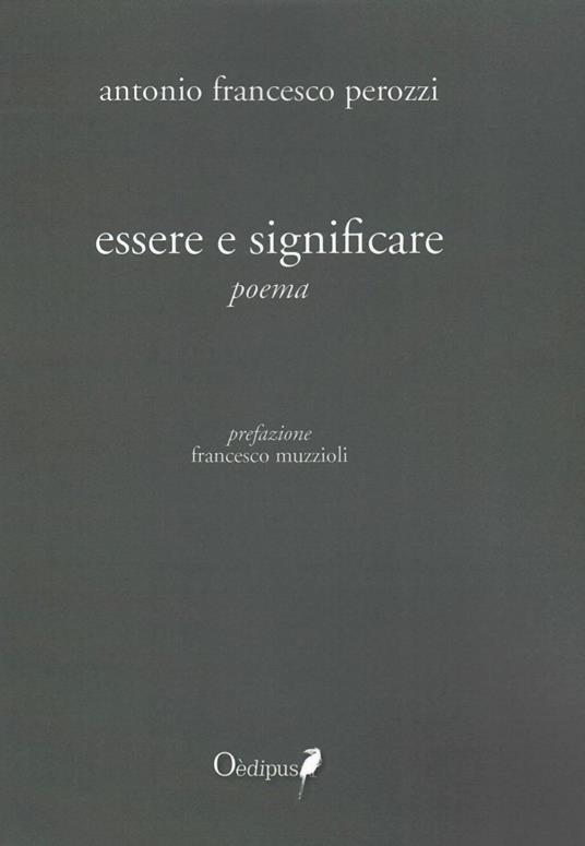 Essere e significare - Antonio Francesco Perozzi - copertina