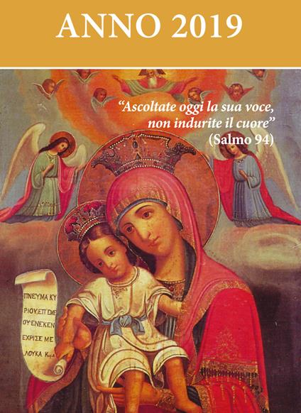 Ascoltate oggi la sua voce. Calendario liturgico 2019. Maria madre di Dio - copertina