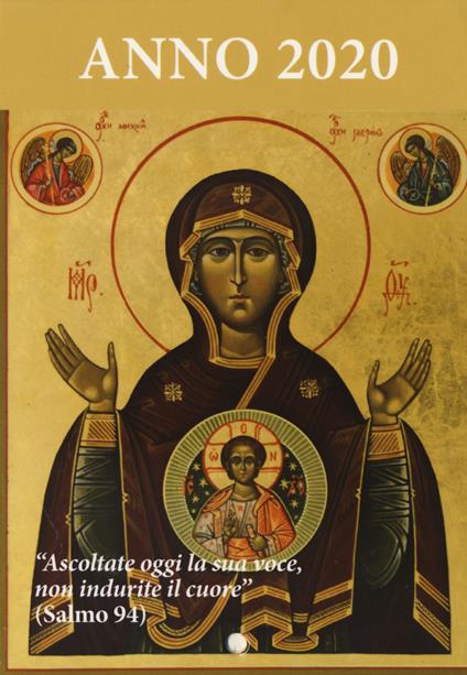 Ascoltate oggi la sua voce. Calendario liturgico 2020. Maria madre di Dio - copertina