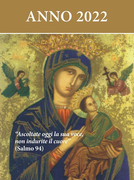 Ascoltate oggi la sua voce. Calendario liturgico 2022. Madonna del Soccorso - copertina