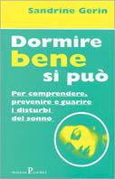 Dormire bene si può - Sandrine Gerin - copertina