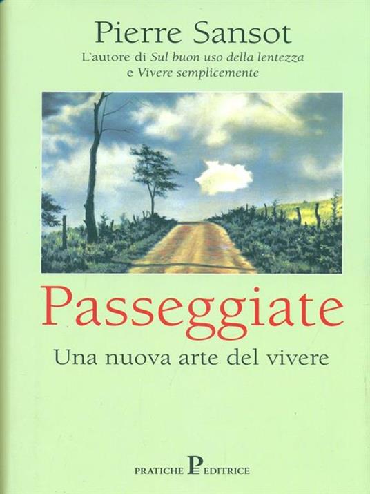 Passeggiate - Pierre Sansot - copertina