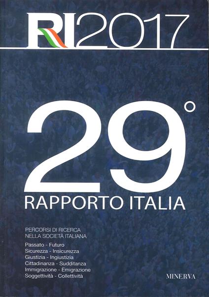 29° Rapporto Italia. Percorsi di ricerca nella società italiana - copertina