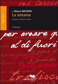 La screanza - Mauro Macario - copertina