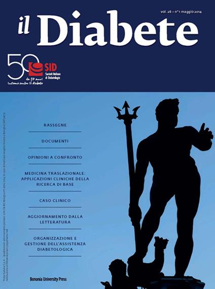 Il diabete. Con supplemento. Vol. 26/1 - copertina