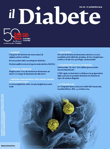 Il diabete. Vol. 26/4 - copertina