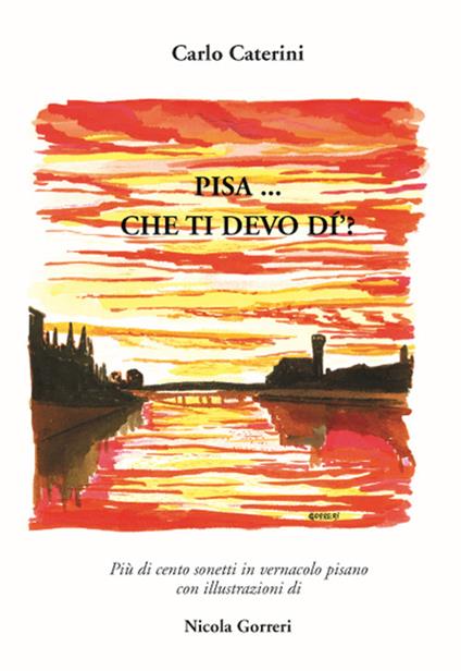 Pisa... Che ti devo dì? Più di cento sonetti in vernacolo pisano  - Carlo Caterini - copertina