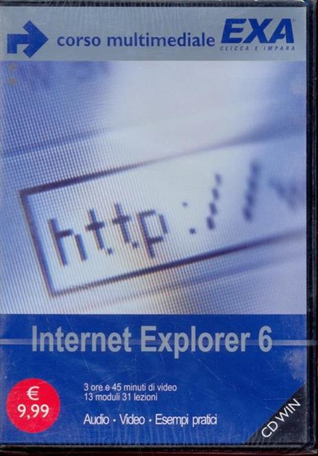 Internet Explorer 6. CD-ROM - copertina