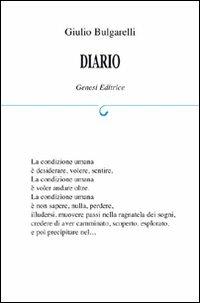 Diario - Giulio Bulgarelli - copertina