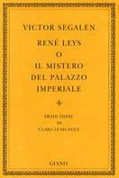 René Leys o il mistero del palazzo imperiale - Victor Segalen - copertina