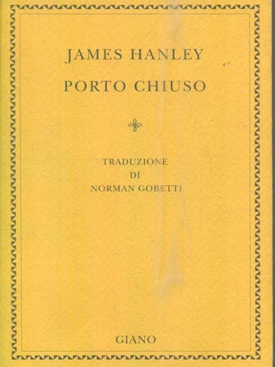 Porto chiuso - James Hankey - copertina