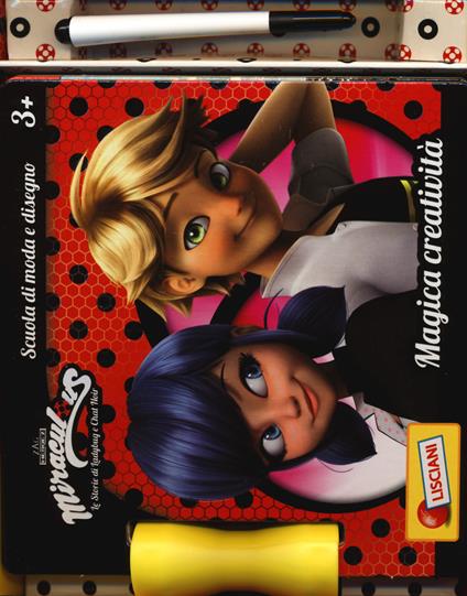 Scuola di moda e disegno. Miraculous Ladybug. Ediz. a spirale. Con gadget - copertina