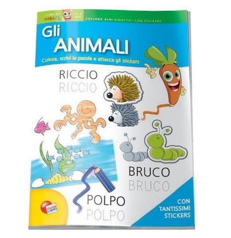 Gli animali. 3-6 anni. Con adesivi. Ediz. illustrata - copertina
