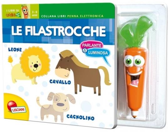 Le filastrocche. Leggi e impara con carotina. Ediz. illustrata. Con gadget - copertina