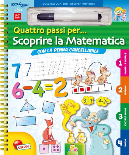 Scoprire la matematica. Quattro passi per... Ediz. illustrata. Con gadget - copertina
