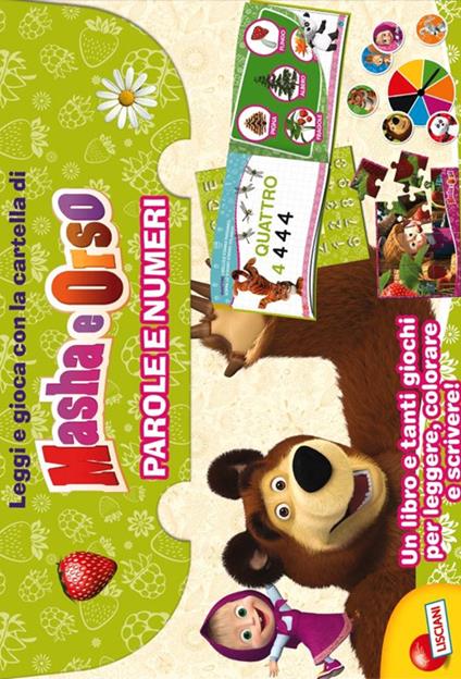 Masha e Orso. Parole e numeri. Ediz. illustrata. Con gadget - copertina