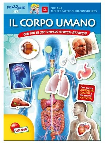Il corpo umano. Con adesivi. Ediz. illustrata - copertina