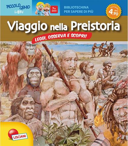 Viaggio nella preistoria. Bibliotechina per sapere di più - copertina