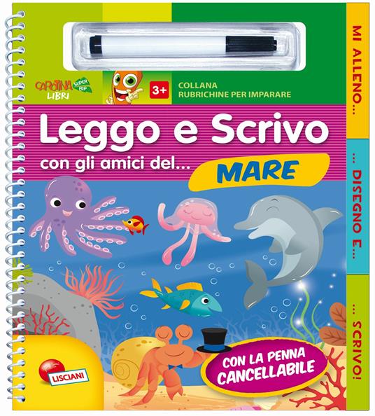  Leggo e scrivo con gli amici del... mare. Con gadget - copertina