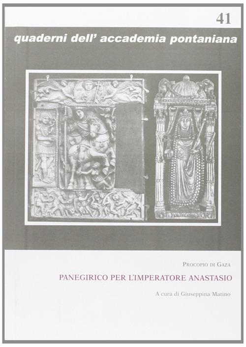 Panegirico per l'imperatore Anastasio - Procopio di Gaza - copertina