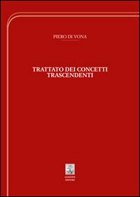 Trattato dei concetti trascendenti - Piero Di Vona - copertina