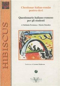 Questionario italiano-romeno per gli studenti - Stefania Formosa,Maria Omodeo - copertina