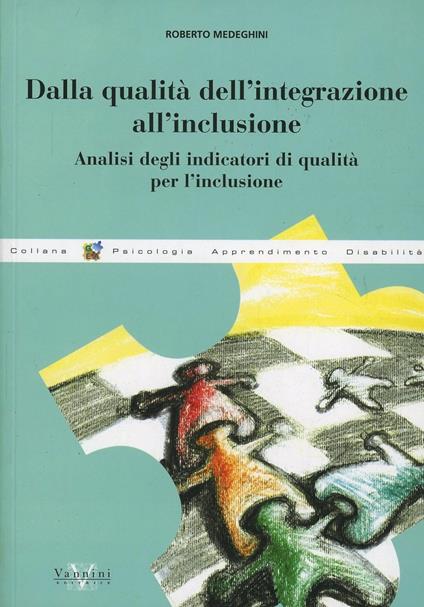 Dalla qualità dell'integrazione all'inclusione. Analisi degli integratori di qualità per l'inclusione - Roberto Medeghini - copertina