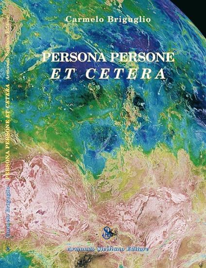 Persona persone et cetera - Carmelo Briguglio - copertina