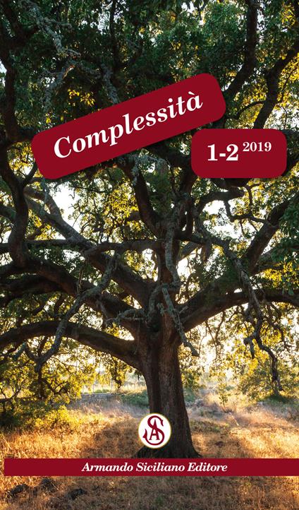 Complessità (2019). Vol. 1-2: Gennaio-dicembre. - copertina