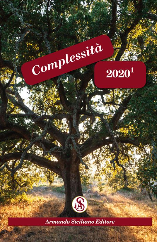Complessità (2020). Vol. 1 - copertina