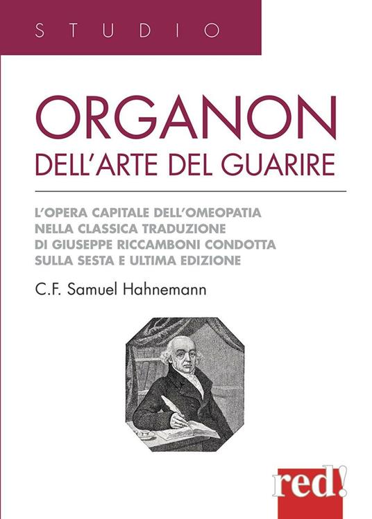 Organon dell'arte del guarire - Samuel C. Hahnemann - copertina