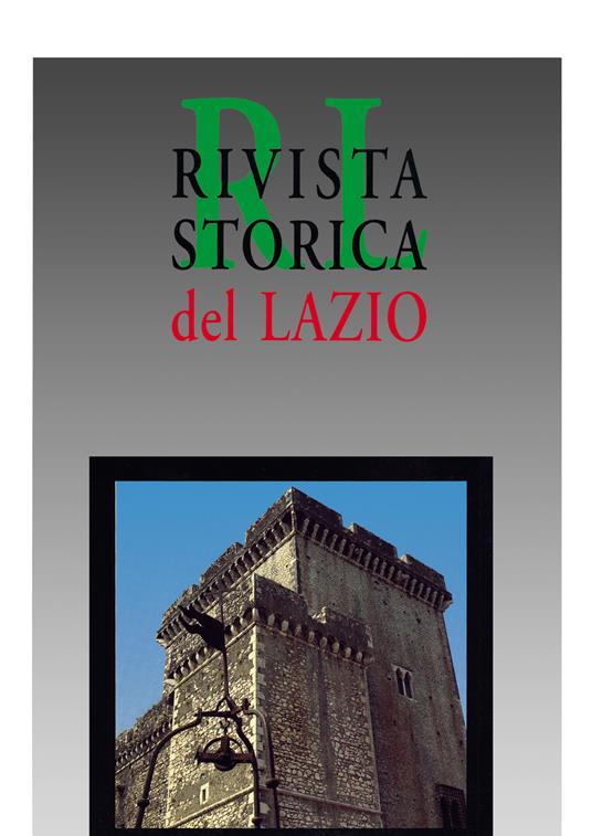 Rivista storica del Lazio (1993). Vol. 1 - copertina