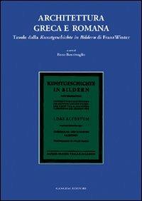 Architettura greca e romana - Franz Winter - copertina