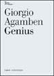 Genius - Giorgio Agamben - copertina