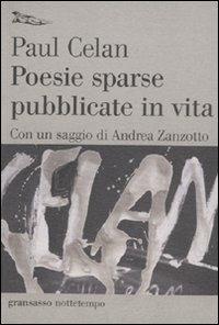 Poesie sparse pubblicate in vita - Paul Celan - copertina