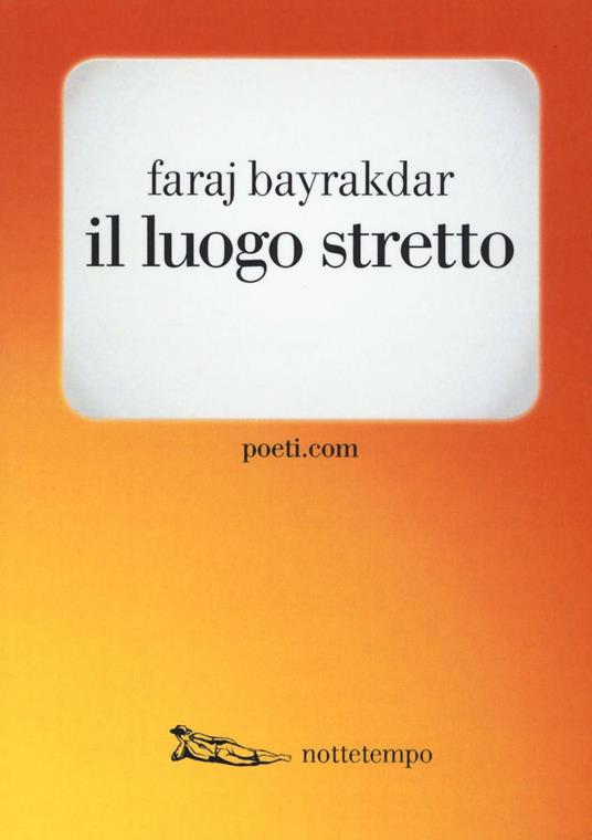 Il luogo stretto - Faraj Bayrakdar - copertina