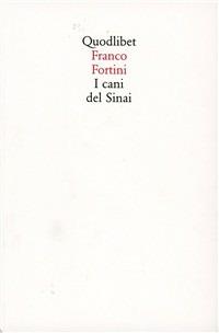 I cani del Sinai - Franco Fortini - copertina