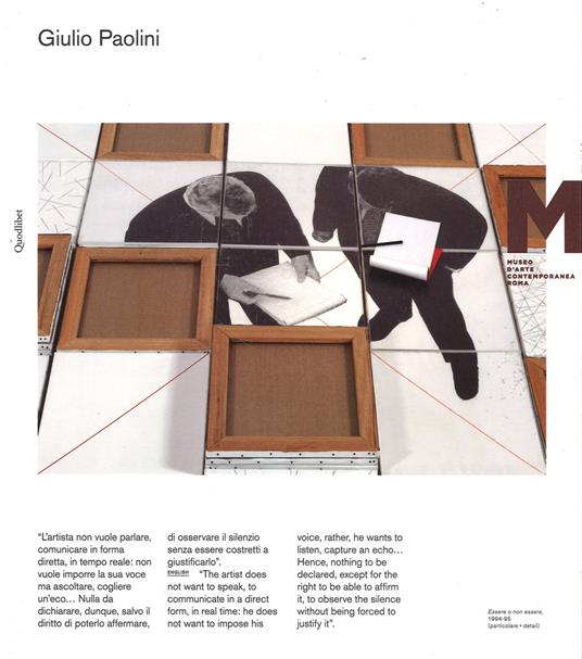 Giulio Paolini. Essere o non essere. Ediz. italiana e inglese - copertina