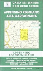 Appennino Toscoemiliano. Carta dei sentieri 1:25.000