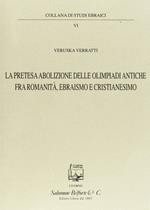 La pretesa abolizione delle olimpiadi antiche fra romanità, ebraismo e cristianesimo