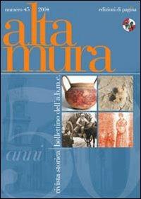 Altamura rivista storica, bollettino dell'A. B. M. C. - copertina