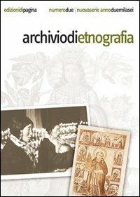 Archivio di etnografia (2006). Vol. 2 - copertina