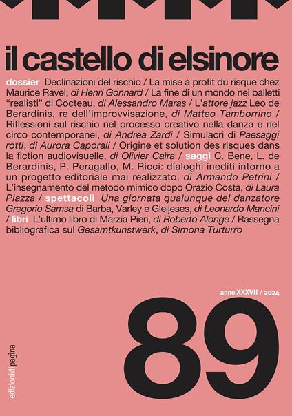 Il castello di Elsinore (2024). Vol. 89 - copertina