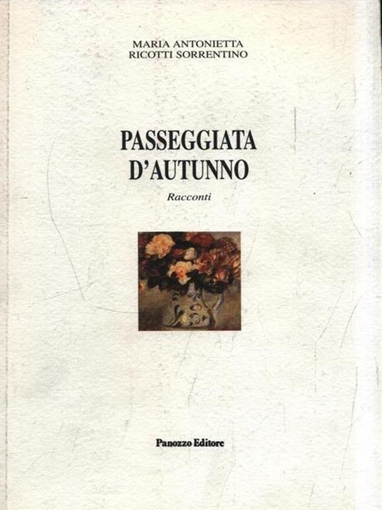 Passeggiata d'autunno - M. Antonietta Ricotti Sorrentino - copertina