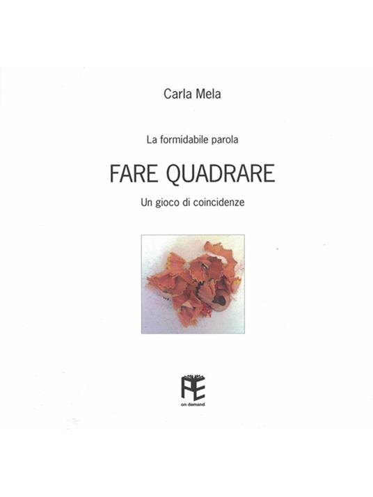 Fare quadrare. La formidabile parola. Un gioco di coincidenze - Carla Mela - copertina