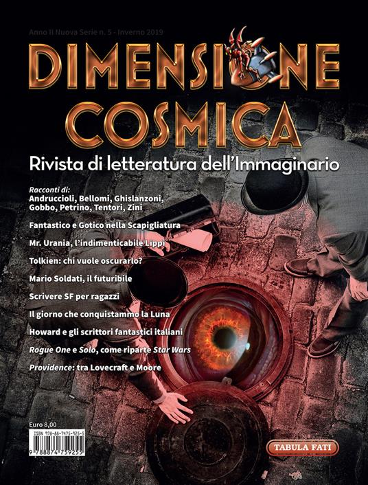 Dimensione cosmica. Rivista di letteratura dell'immaginario (2019). Vol. 6: Primavera. - copertina