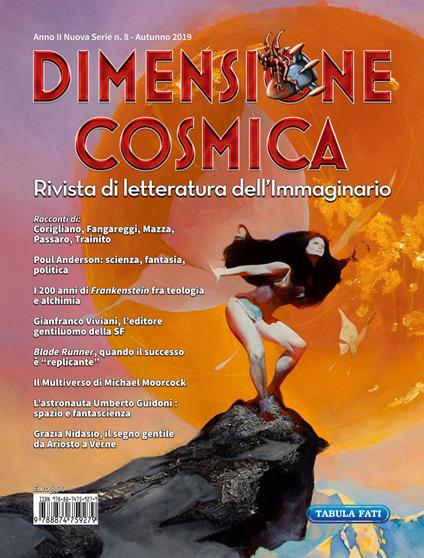 Dimensione cosmica. Rivista di letteratura dell'immaginario (2019). Vol. 8: Autunno. - copertina
