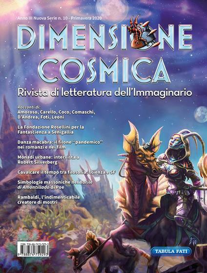Dimensione cosmica. Rivista di letteratura dell'immaginario (2020). Vol. 10: Primavera. - copertina