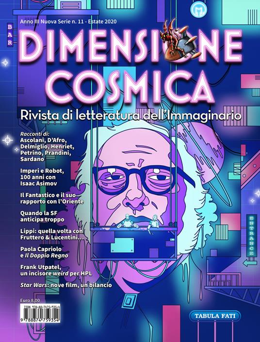 Dimensione cosmica. Rivista di letteratura dell'immaginario (2020). Vol. 11: Estate. - copertina