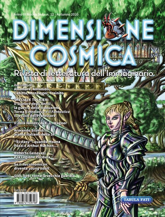 Dimensione cosmica. Rivista di letteratura dell'immaginario (2020). Vol. 12: Autunno. - copertina